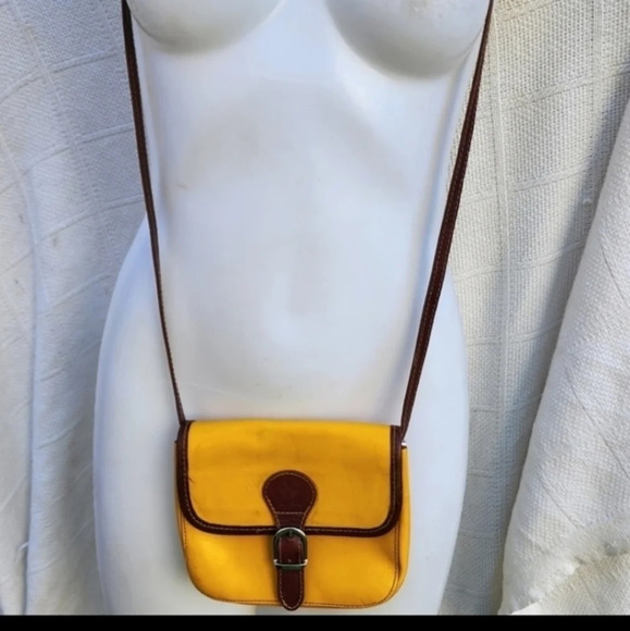 Vera Pelle Mustard Leather Crossbody‎ - Picture 13 of 13
